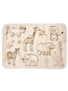 Mysli&Vlož – DREVENÁ vkladačka – SAFARI
