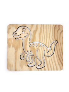   KresliSoMnou - Šablóna na kreslenie - Dinosauri - Velociraptor