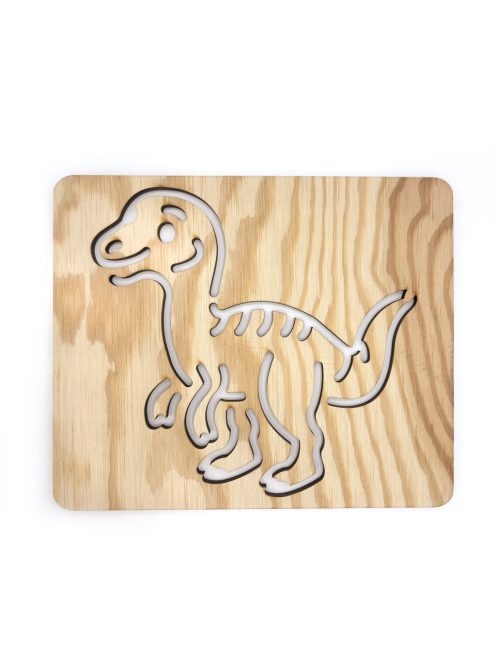 KresliSoMnou - Šablóna na kreslenie - Dinosauri - Velociraptor