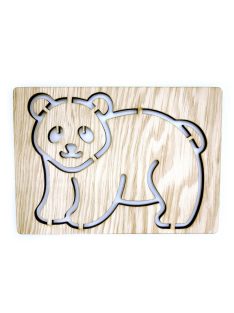   KresliSoMnou – Šablóna na kreslenie – Lesné zvieratá – Panda veľká