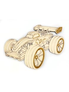 PaintMe - Drevená omaľovánka - Autá - Dragster
