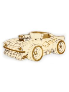 PaintMe - Drevená omaľovánka - Autá - Tuning muscle car