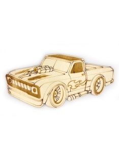 PaintMe - Drevená omaľovánka - Autá - Retro Pickup