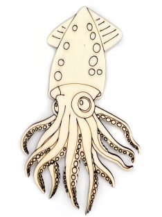 PaintMe - Drevená omaľovánka - Ocean - Kalamár