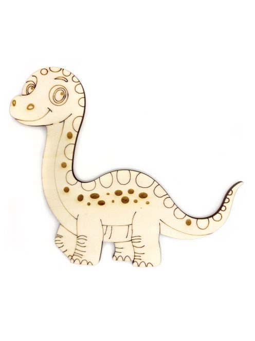 PaintMe - Drevená omaľovánka - Dino - Brachiosaurus