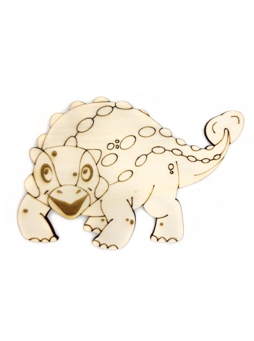 PaintMe - Drevená omaľovánka - Dino - Ankylosaurus