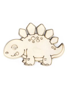 PaintMe - Drevená omaľovánka - Dino - Stegosaurus (baby)