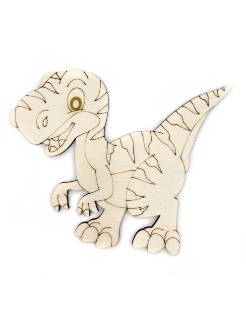 PaintMe - Drevená omaľovánka - Dino - Deinonychus