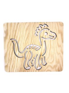   KresliSoMnou - Šablóna na kreslenie - Dinosauri - Amargasaurus