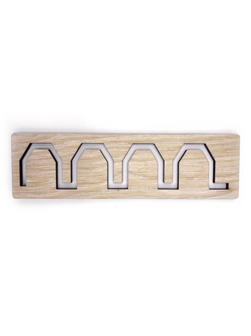 MIDI grafomotoricke šablóny (cca 20 cm) - Mostíky
