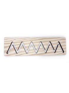 MIDI grafomotoricke šablóny (cca 20 cm) - Cik-cak ostrý