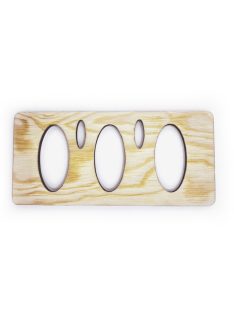 MINI grafomotoricke šablóny (cca 15 cm) - Ováliky