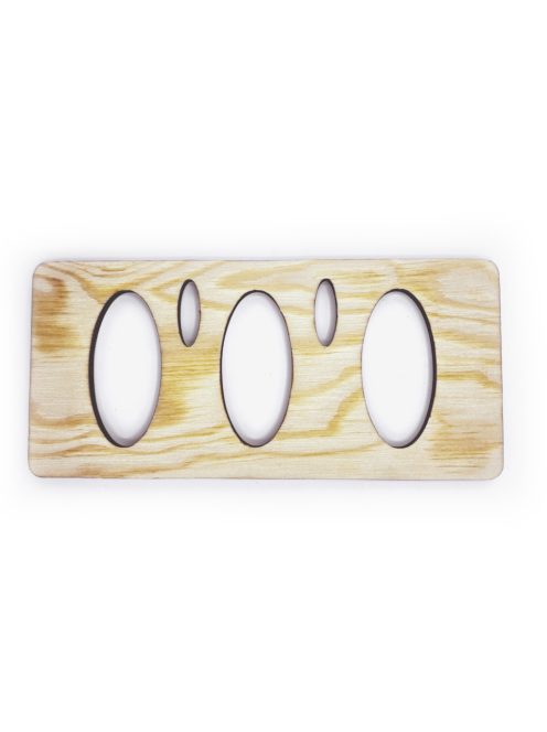 MINI grafomotoricke šablóny (cca 15 cm) - Ováliky