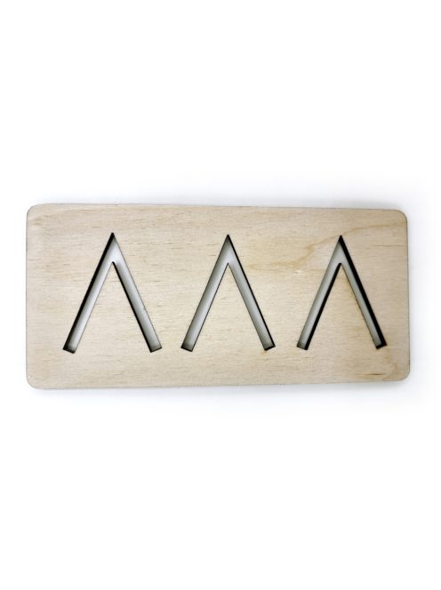 MINI grafomotoricke šablóny (cca 15 cm) - Šípky