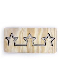 MINI grafomotoricke šablóny (cca 15 cm) - Hviezdičky